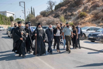 Εθνικό Μνημόσυνο και αποκαλυπτήρια του Ανδριάντα του  Ήρωα Ηρακλή Χριστοφή Αγαθοκλέους.