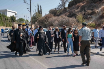 Εθνικό Μνημόσυνο και αποκαλυπτήρια του Ανδριάντα του  Ήρωα Ηρακλή Χριστοφή Αγαθοκλέους.