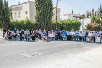 Εθνικό Μνημόσυνο και αποκαλυπτήρια του Ανδριάντα του  Ήρωα Ηρακλή Χριστοφή Αγαθοκλέους.