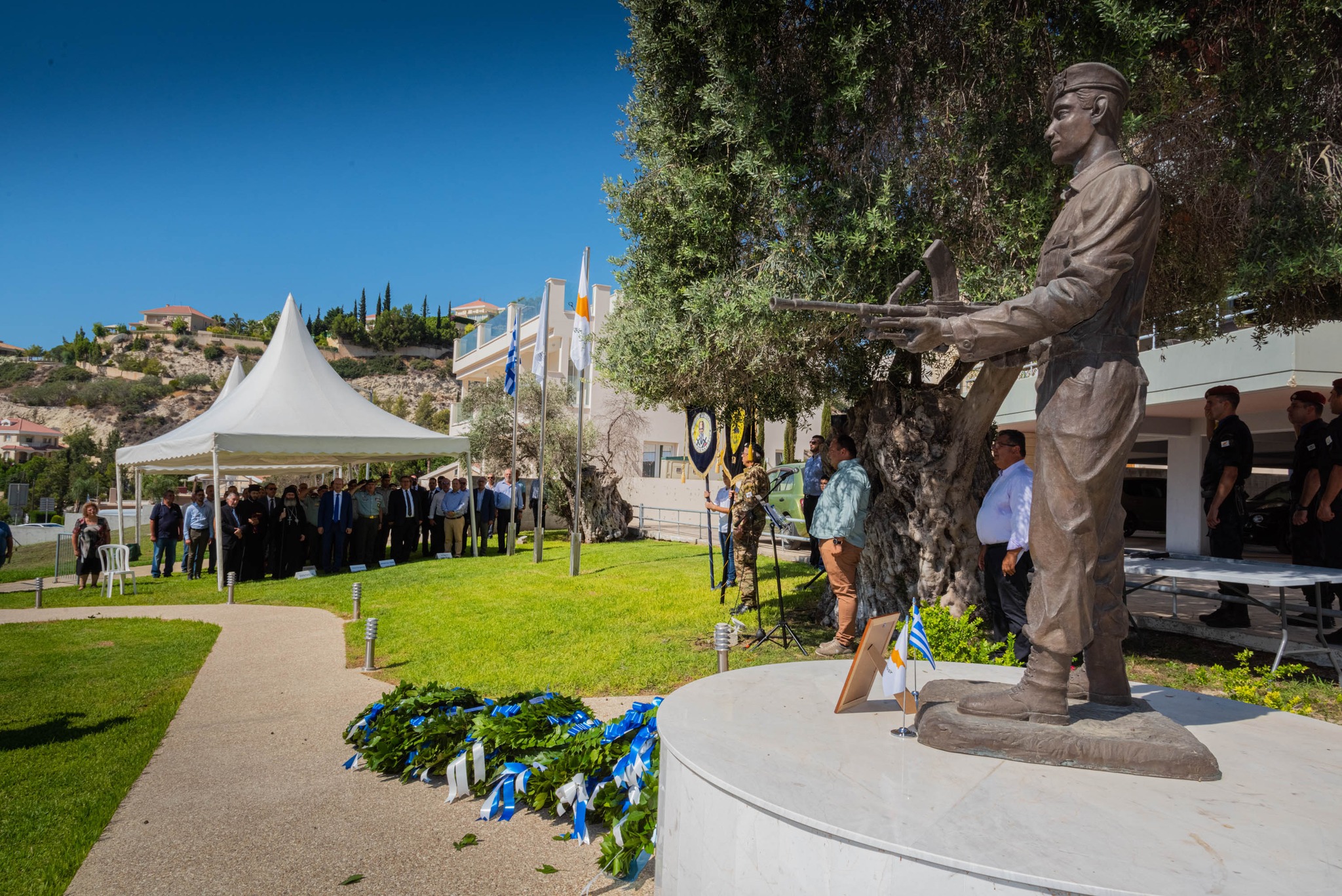 Φωτογραφίες από το εθνικό μνημόσυνο του Ήρωα Ηρακλή Χριστοφή Αγαθοκλέους του 286 ΜΤΠ.